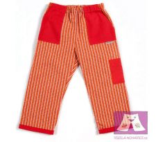 Dětské kanafasové kalhoty Mařenka