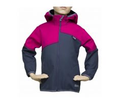 BUNDA SOFTSHELL S MEMBRÁNOU 30000/15000 - ŠEDO RŮŽOVÁ