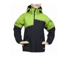 BUNDA SOFTSHELL S MEMBRÁNOU 30000/15000 - ČERNO LIMETKOVÁ