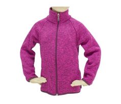 Svetr melírovaný - vínový melír