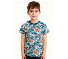 Tričko Dinosaurus petrolej