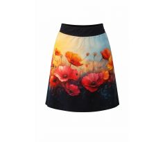 Dámská sukně vlčí máky