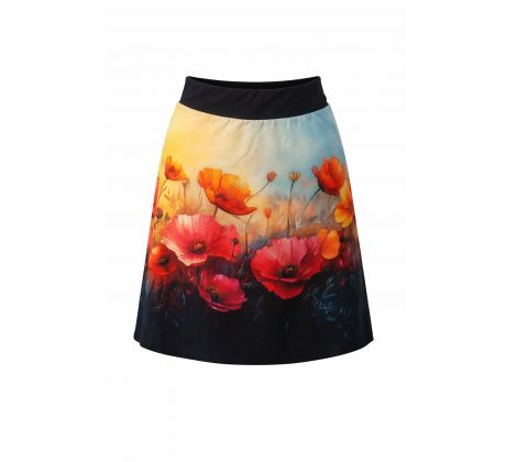 Dámská sukně vlčí máky