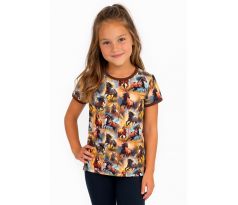 Tričko koně s hnědou